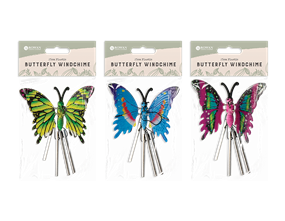 Wholesale Plastic butterfly windchime | Gem imports Ltd