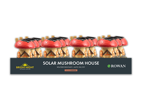 Wholesale Resin Mushroom House Solar Light
