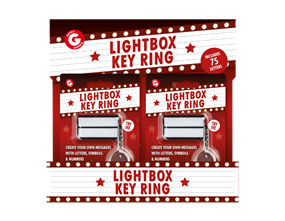 Wholesale Light Box Keyrings