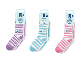 Wholesale Girls cosy socks 3 pairs