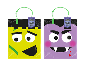 Wholesale Halloween Trick or Treat Loot Bags | Gem Imports Ltd