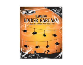 Wholesale Halloween Hanging Spider Garland 1.5M