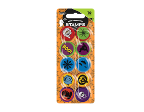 Wholesale Halloween Mini Character Stamps 10 Pack