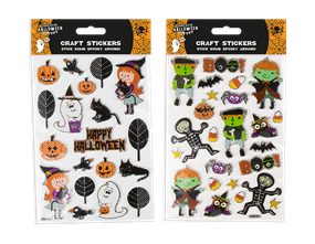 Wholesale Kids craft Halloween stickers| Gem imports Ltd
