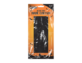 Wholesale Black Foil Fringe Door Curtain | Gem imports Ltd.