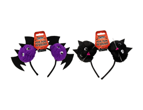 Wholesale Halloween pom pom Headband | Gem imports Ltd