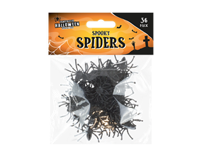 Wholesale Halloween Spiders - 36pk| Gem imports Ltd