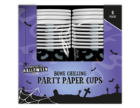 Wholesale Halloween Paper Cups 270ml 8pk - Kids PDQ