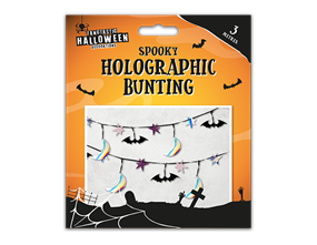 Wholesale Spooky Halloween Bunting 3M PDQ