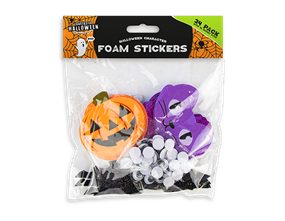 Wholesale Halloween Foam Sticker Kit 24 Pack | Gem Imports Ltd
