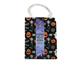 Wholesale Halloween Paper Treat Bags 4pk