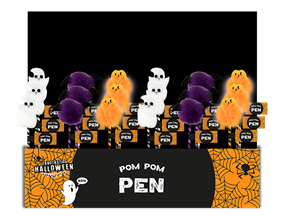 Wholesale Halloween Pom Pom Pens | Gem imports Ltd.