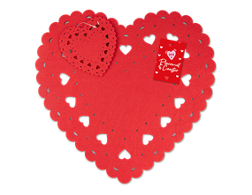 Wholesale Valentine's Heart Placemats