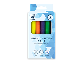 Wholesale Highlighters 6pk