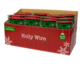 Wholesale Holly Wire 2.75m PDQ