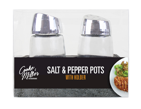 Wholesale Salt & Pepper Pots With Holder | Gem Imports Ltd