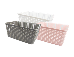 Wholesale Plastic Rattan Effect Storage Baskets | Gem Imports Ltd