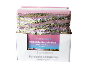 Wholesale Foldable Sequin Storage Boxes | Gem Imports Ltd