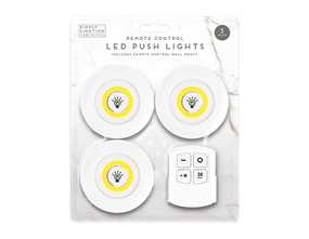 Wholesale Remote Control Push Lights | Gem imports Ltd.