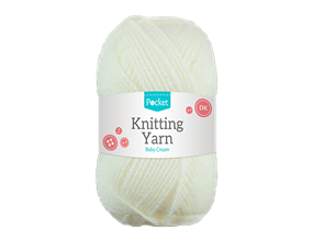 Wholesale Acrylic Knitting Yarn baby Cream 75g | Gem imports Ltd