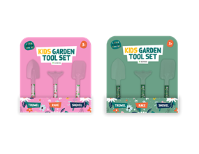 Wholesale Kids Garden Tool Set 3pk