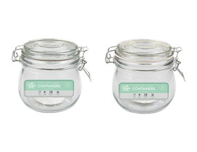 Wholesale Glass Jar with Clip Top Lid 450ml