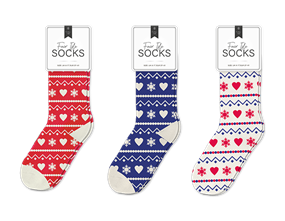 Wholesale Ladies Fairisle thermal socks | Gem imports Ltd.