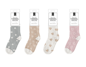 Wholesale Ladies Thermal Cozy Socks | Gem Imports Ltd