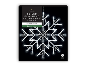 Wholesale LED Flashing Snowflake Light 34.5cm