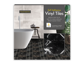 Wholesale Marble Adhesive Vinyl Floor Tiles 5pk