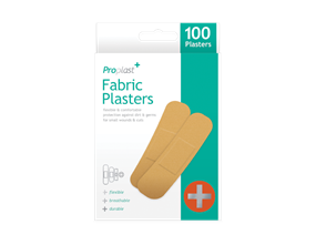 Fabric Plasters - 100 Pack