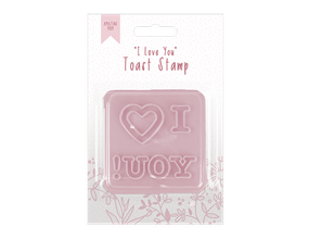 Mother's Day I Love You Toast Stamp