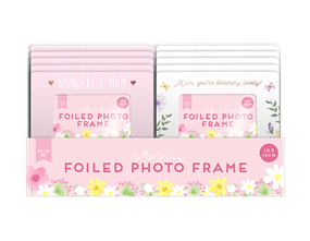 Wholesale Mother's Day Foiled Photo Frame PDQ
