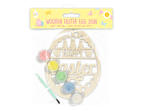 Wholesale Paint Your Own Wooden Easter Sign