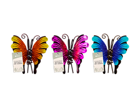 Wholesale painted metal butterfly pot hanger | Gem imports Ltd.