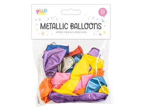 Metallic Balloons 50pk
