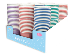 Wholesale Pastel Paper Cups 10pk PDQ