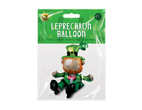 Wholesale St Patricks Day Sitting Leprechaun Balloon 22"| Gem imports Ltd