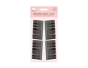 Brown Hair Grips - 200 Pack