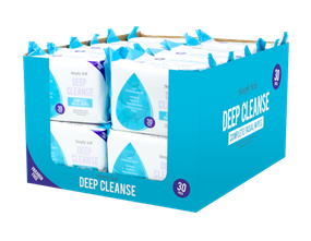Deep Cleanse Facial Wipes - 30 Pack