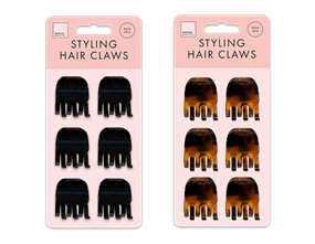 Wholesale Hair Claws 6 Pack
