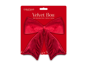 Wholesale Red Velvet Bow Decoration
