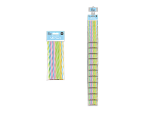 Wholesale Reusable Straw 20pk With Clip Strip