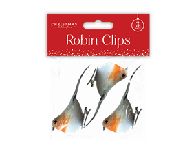 Wholesale Christmas Robin Clips