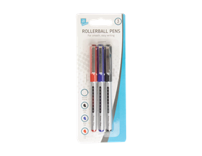 Rollerball Pens - 3 Pack
