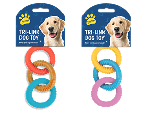 Wholesale rubber link dog toy