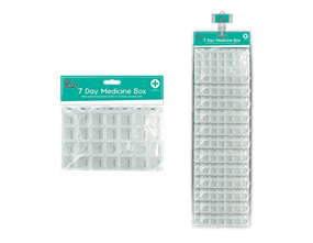 Wholesale Seven Day Pill Box With Clip Strip
