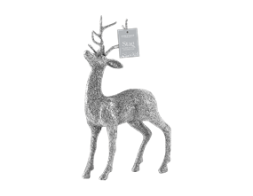 Wholesale Silver Glittered Stags