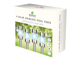 Wholesale Silver solar post lights | Gem imports Ltd.