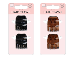Wholesale Small Hair Claws 2pk
